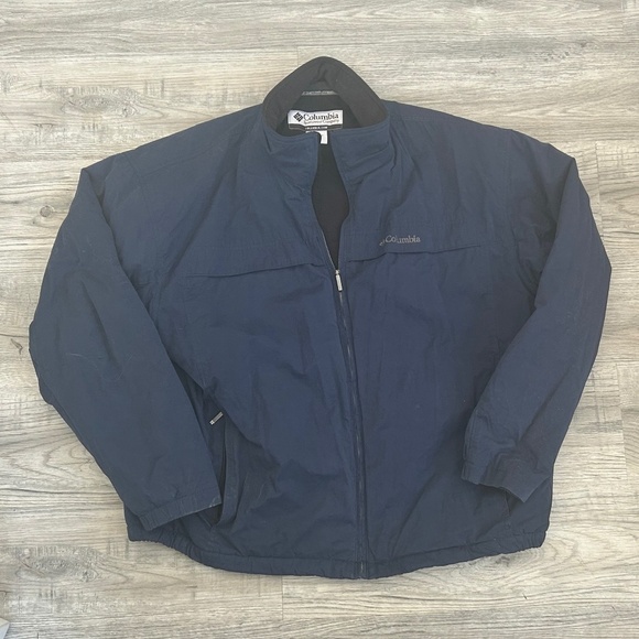 Columbia Blue Coat w/Fleece Lining Sz XXL - Picture 1 of 9